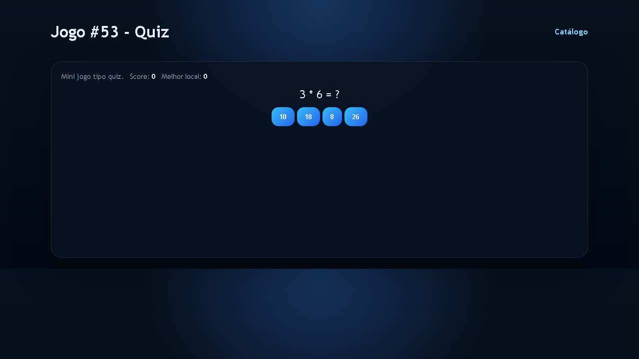 Jogo #53 - Quiz