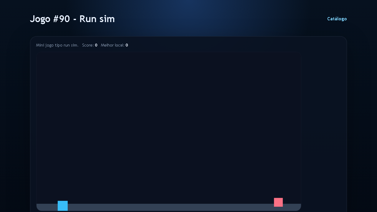 Jogo #90 - Run sim